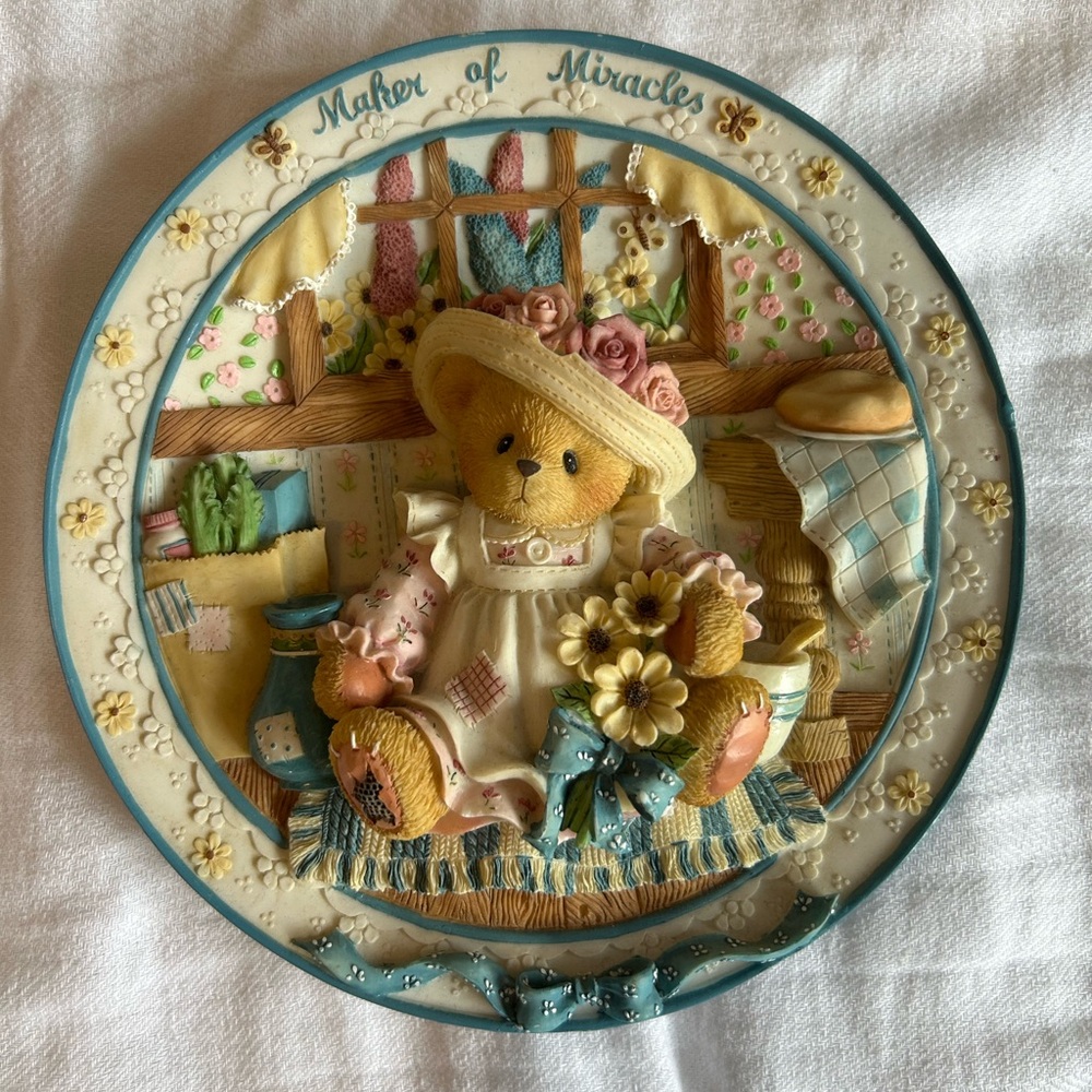 Cherished Teddies decorative plate